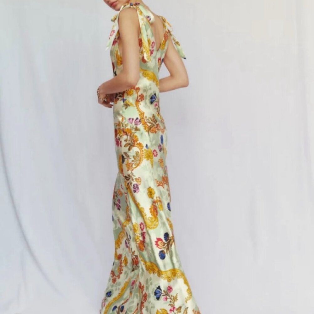 Reformation Pernille Silk Dress - Picture 3 of 4